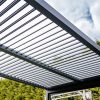 LUXE pergola 5,8x3m antracit LED világítással