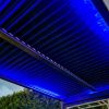 LUXE pergola 5,8x3m antracit LED világítással