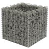 Horganyzott acél gabion magaságyás 50 x 50 x 50 cm