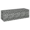 Horganyzott acél gabion magaságyás 90 x 30 x 30 cm