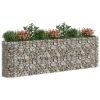 Horganyzott vas gabion magaságyás 330x50x100 cm