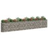 Horganyzott vas gabion magaságyás 610x50x100 cm