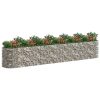 Horganyzott vas gabion magaságyás 600x100x100 cm