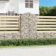 Íves horganyzott vas gabion kosár 100x30x180/200 cm