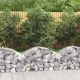 Íves horganyzott vas gabion kosár 100x50x40/60 cm