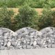 Íves horganyzott vas gabion kosár 100x50x60/80 cm