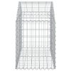 Íves horganyzott vas gabion kosár 100x50x60/80 cm