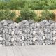 Íves horganyzott vas gabion kosár 100x50x100/120 cm