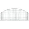 Íves horganyzott vas gabion kosár 150x30x40/60 cm