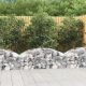 Íves horganyzott vas gabion kosár 150x50x40/60 cm