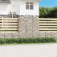 Íves horganyzott vas gabion kosár 150x50x180/200 cm