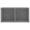 4 db betonszürke szerelt fa TV-szekrény 72 x 35 x 36,5 cm