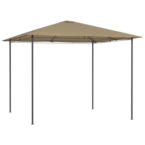 Tópszínű pavilon 3 x 3 x 2,6 m 160 g/m²