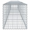 Horganyzott vas gabion kosár fedéllel 600 x 50 x 50 cm