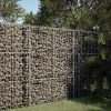 Horganyzott vas gabion kosár fedéllel 100 x 50 x 150 cm