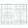 Horganyzott vas gabion kosár fedéllel 200 x 50 x 150 cm