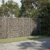 Horganyzott vas gabion kosár fedéllel 300 x 50 x 150 cm