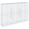 Horganyzott vas gabion kosár fedéllel 300 x 50 x 200 cm