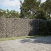 Horganyzott vas gabion kosár fedéllel 500 x 50 x 200 cm