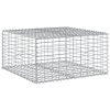 Horganyzott vas gabion kosár fedéllel 100 x 100 x 50 cm