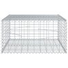 Horganyzott vas gabion kosár fedéllel 100 x 100 x 50 cm