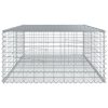 Horganyzott vas gabion kosár fedéllel 200 x 100 x 50 cm