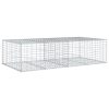 Horganyzott vas gabion kosár fedéllel 200 x 100 x 50 cm