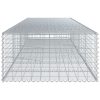 Horganyzott vas gabion kosár fedéllel 400 x 100 x 50 cm