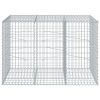 Horganyzott vas gabion kosár fedéllel 150 x 100 x 100 cm