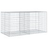 Horganyzott vas gabion kosár fedéllel 200 x 100 x 100 cm