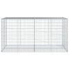 Horganyzott vas gabion kosár fedéllel 200 x 100 x 100 cm