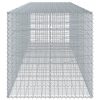 Horganyzott vas gabion kosár fedéllel 450 x 100 x 100 cm