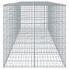 Horganyzott vas gabion kosár fedéllel 500 x 100 x 100 cm