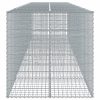 Horganyzott vas gabion kosár fedéllel 600 x 100 x 100 cm