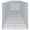 Horganyzott vas gabion kosár fedéllel 650 x 100 x 100 cm