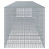 Horganyzott vas gabion kosár fedéllel 750 x 100 x 100 cm