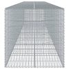 Horganyzott vas gabion kosár fedéllel 800 x 100 x 100 cm