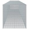 Horganyzott vas gabion kosár fedéllel 1050 x 100 x 100 cm