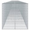 Horganyzott vas gabion kosár fedéllel 1200 x 100 x 100 cm