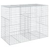 Horganyzott vas gabion kosár fedéllel 200 x 100 x 150 cm