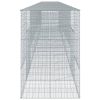 Horganyzott vas gabion kosár fedéllel 1100 x 100 x 150 cm