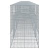 Horganyzott vas gabion kosár fedéllel 1200 x 100 x 150 cm