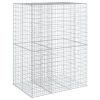 Horganyzott vas gabion kosár fedéllel 150 x 100 x 200 cm