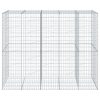 Horganyzott vas gabion kosár fedéllel 250 x 100 x 200 cm