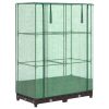 Rattan megjelenésű magaságyás melegháztakaróval 80x40x123 cm