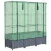 Rattan megjelenésű magaságyás melegháztakaróval 120x40x138 cm