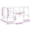 Fekete szerelt fa TV-szekrény 102x35x45,5 cm